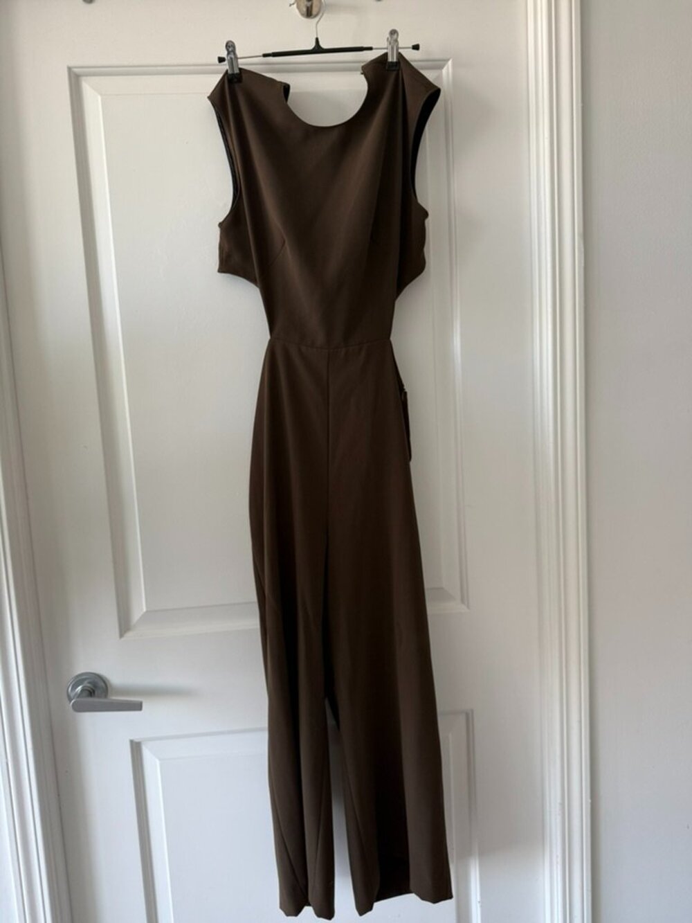 Zara Woman Brown Cutout Jumpsuit – Size M